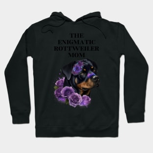 Rottweiler Mom Slogan Hoodie